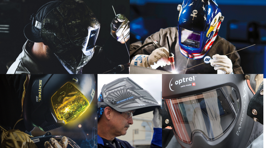 Baker's Gas Different Welding Helmets