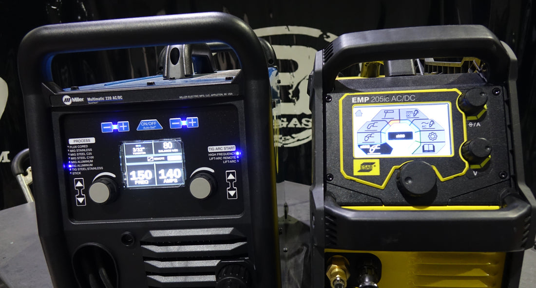 Baker's Gas Miller Multimatic 220 vs. ESAB Rebel 205