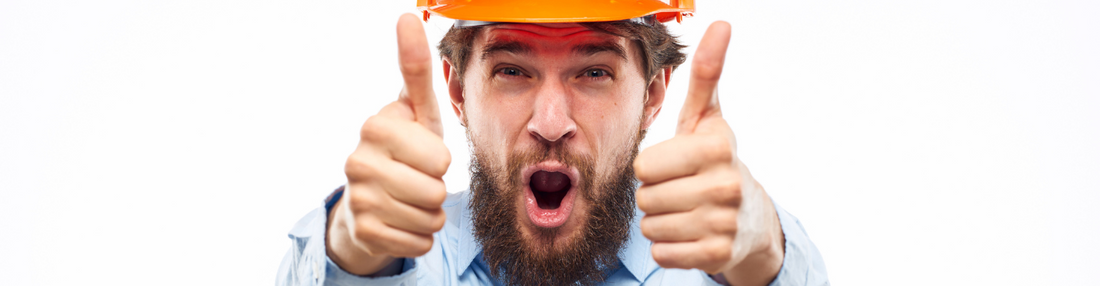Baker's Gas Guy with Thumbs Up