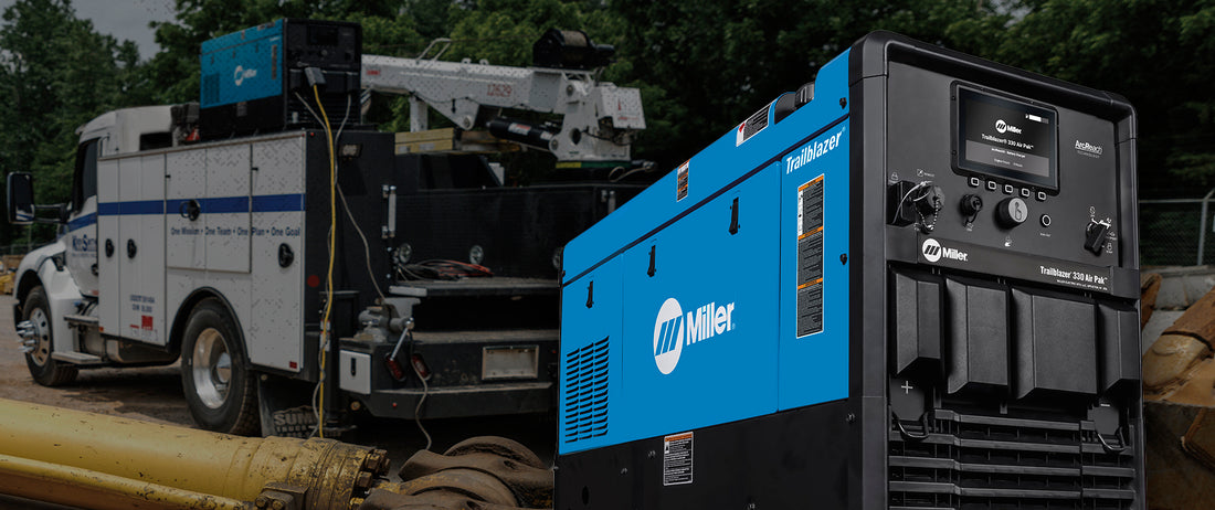 Baker's Gas Introducing the Next Level in Welder/Generator Innovation: The Miller Trailblazer 330 Air Pak