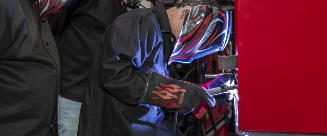 Baker's Gas Welding with Auto-Darkening Helmet