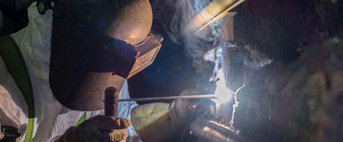 Baker's Gas Get Stuck with a Stick Welder and a 7018 Electrode