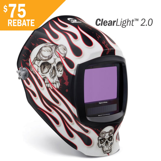 Miller Digital Infinity Welding Helmet w/ ClearLight 2.0 Lens, Departed- 289720 rebate