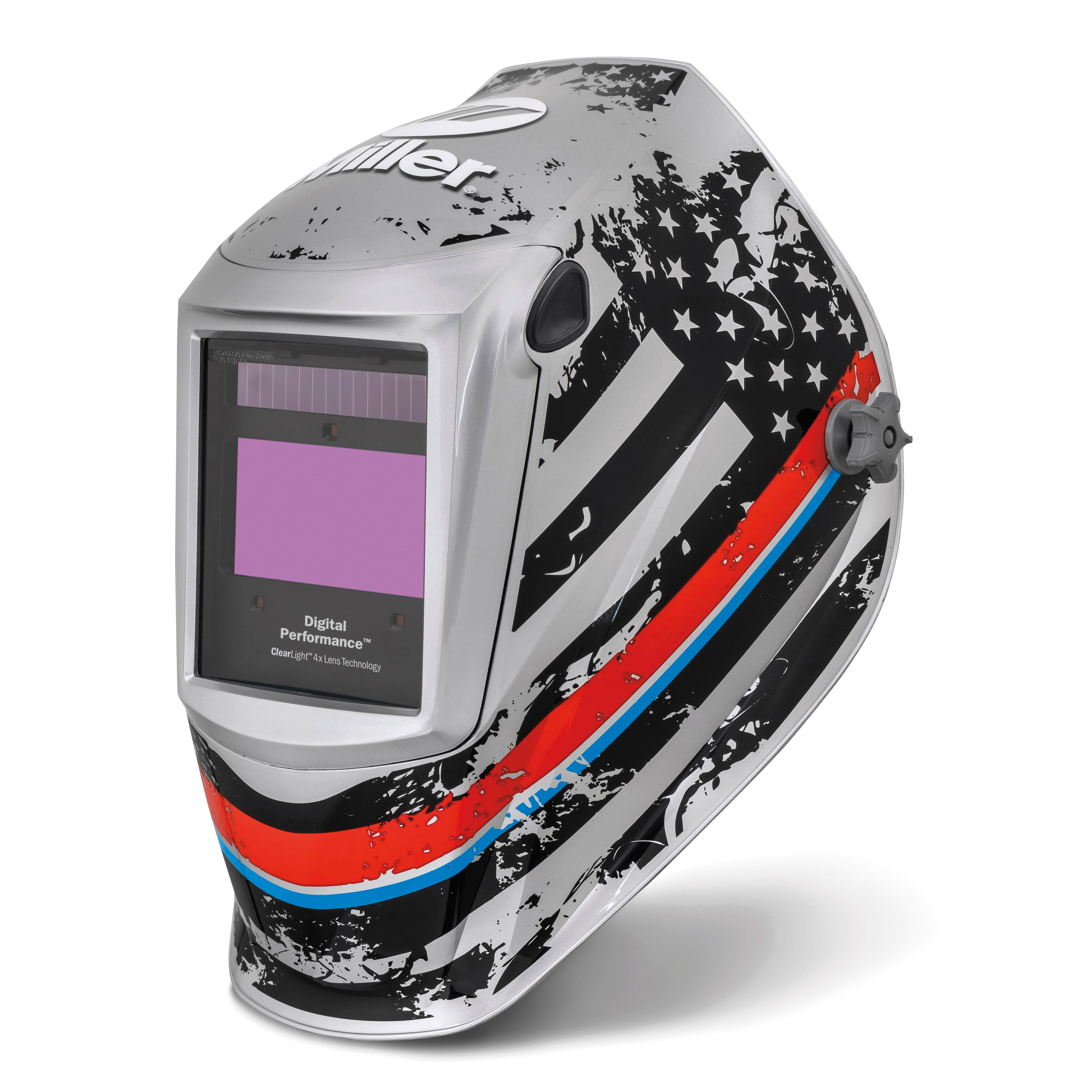 angle grinder motorcycle helmet Miller Unity Digital Performance ClearLight 4x Welding Helmet 296755