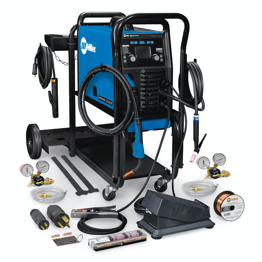 Miller Multimatic 220 AC DC Welder with cart