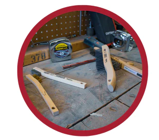 Baker's Gas Welding wire brushes