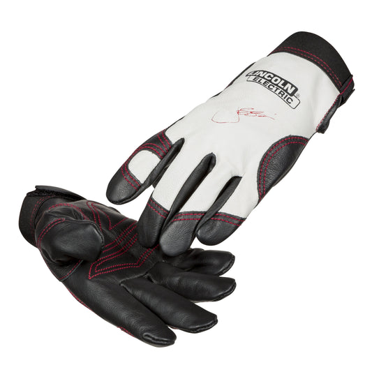 Lincoln Women's Steelworker Welding Gloves palm and back