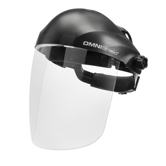 Baker's Gas Lincoln Omnishield face shield with a anti scratch and antifog lens