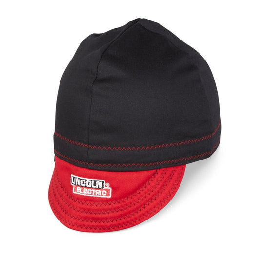 Baker's Gas Black and Red Lincoln Welding Cap - K4818-L