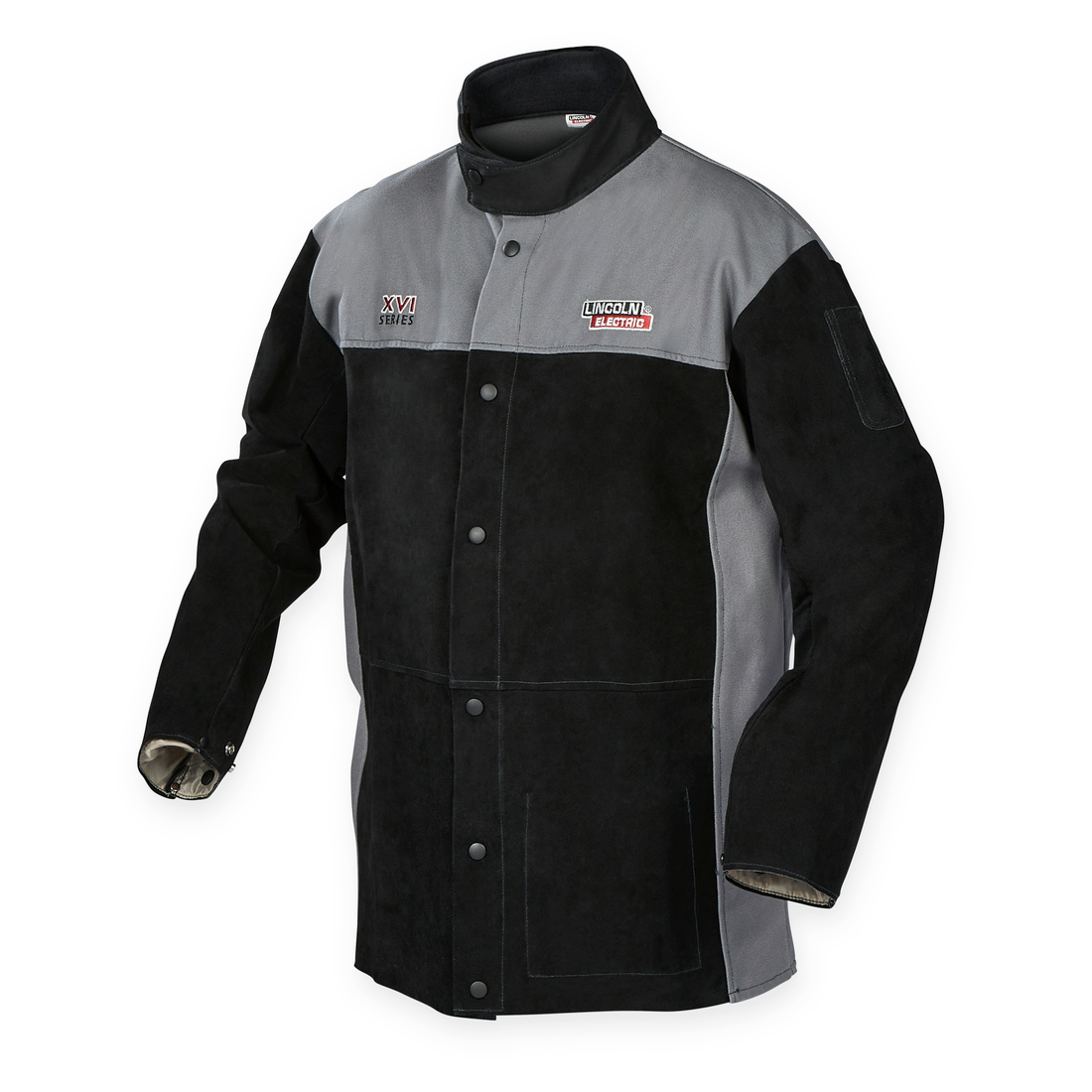 Lincoln XVI Series Split Leather FR Welding Jacket - K4933 Lincoln XVI Series Split Leather FR Welding Jacket - K4933