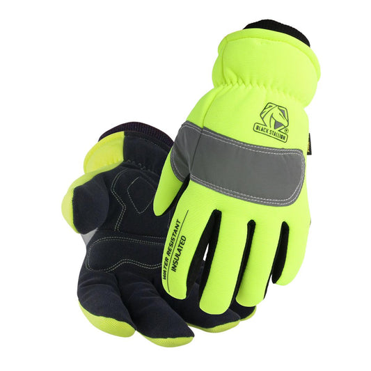 Baker's Gas Black Stallion FlexHand Hi-Vis Winter Mechanics Gloves