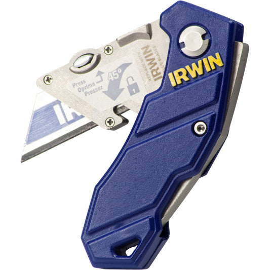 Irwin Folding Knife w/ Lock and Wire Stripper - 2089100