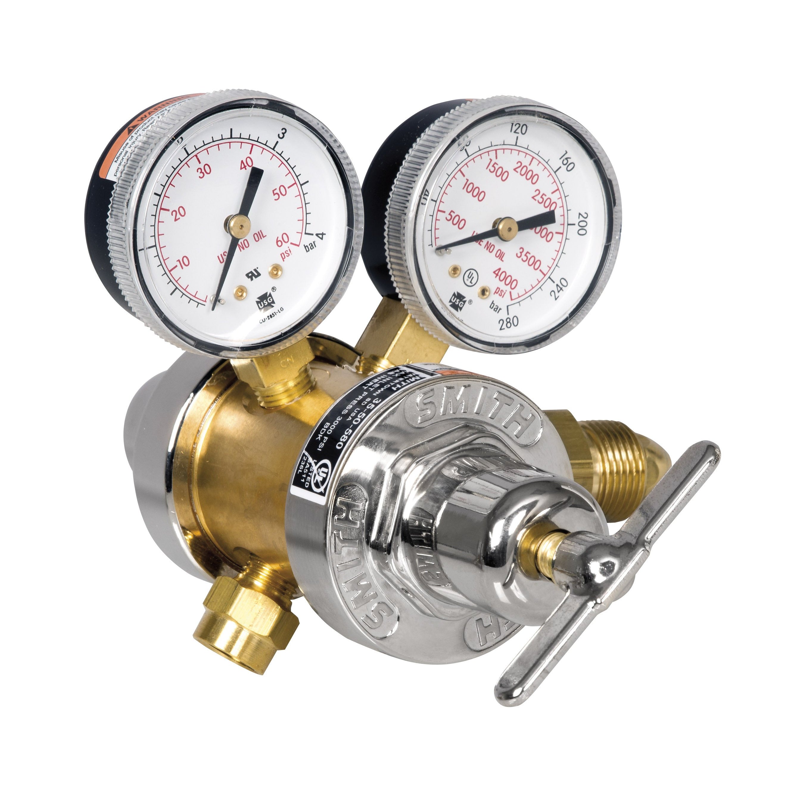 【新品】Iwatani Silent Miller IFM-530G-SET Smith Series 30 Two Stage Nitrogen/Helium/Inert Regulator - 35-50