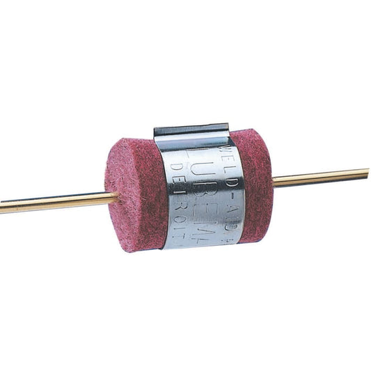 Weld-Aid Red Lube-Matic Wire Kleener Pads, 6/pk - 007061