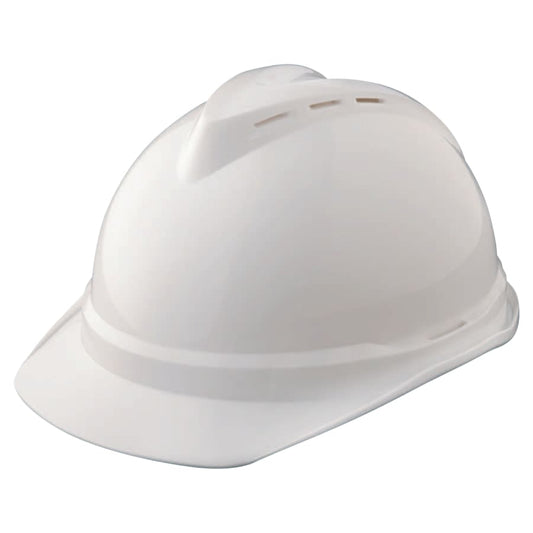 MSA Vented Hard Hat w/ Fas-Trac Suspension, Slotted - 10034018