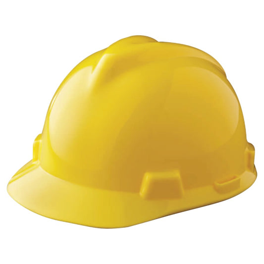 MSA V-Gard Hard Hat w/ Staz-On Suspension, Slotted - 463944