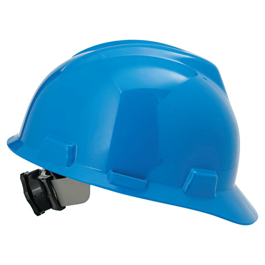 MSA V-Gard Hard Hat w/ Fas-Trac III Suspension, Slotted - 475359