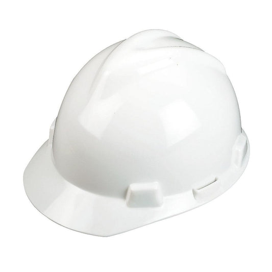 MSA V-Gard Hard Hat w/ Staz-On Suspension, Slotted - 463942