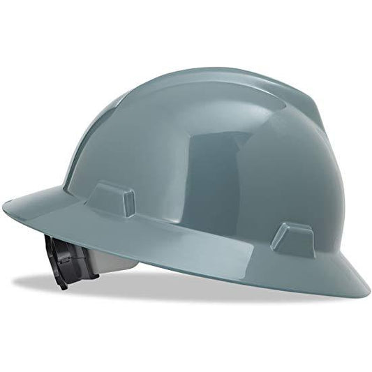 MSA V-Gard Brimmed Hard Hat w/ Fas-Trac III Suspension, Non-Slotted - 475367