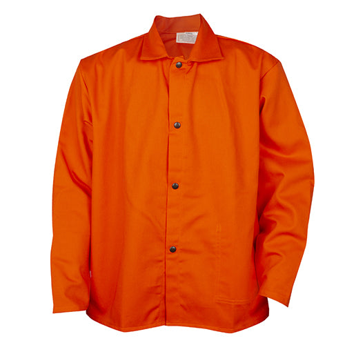 Tillman 9 oz. 30" Hi-Vis Orange FR Jacket front