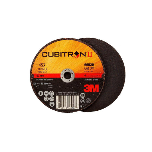 3M Cubitron II Cut-Off Wheel T1 3 x .06 x 3/8 50/case - 66516