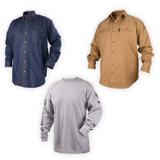 Baker's Gas FR Shirt Bundle from Black Stallion