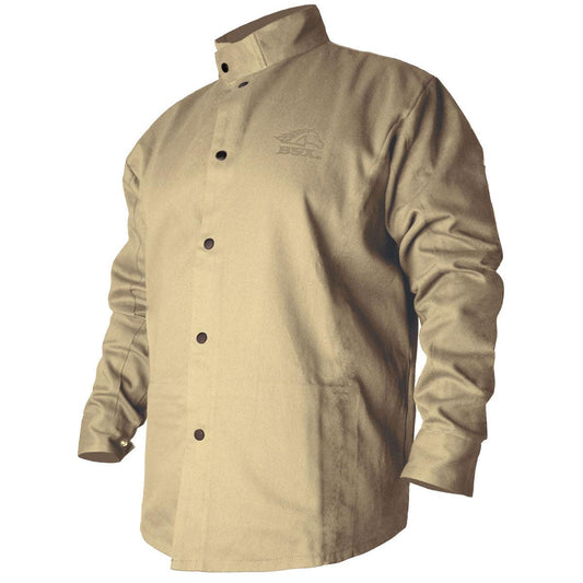 Baker's Gas Black Stallion FR Welding Jacket, Khaki - BXTN9C