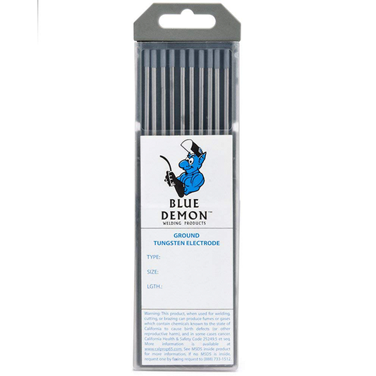 Blue Demon 2% Ceriated Tungsten, 10/pk - TE2C
