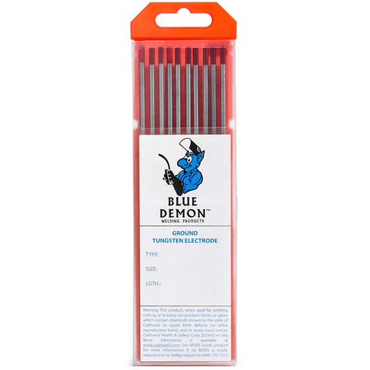 Blue Demon 2% Thoriated Tungsten, 10/pk - TE2T