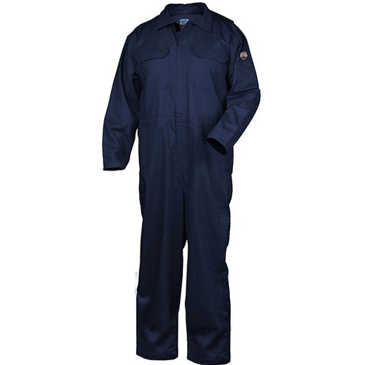 Baker's Gas Black Stallion TruGuard 300 FR Coveralls, Navy - CF2215-NV