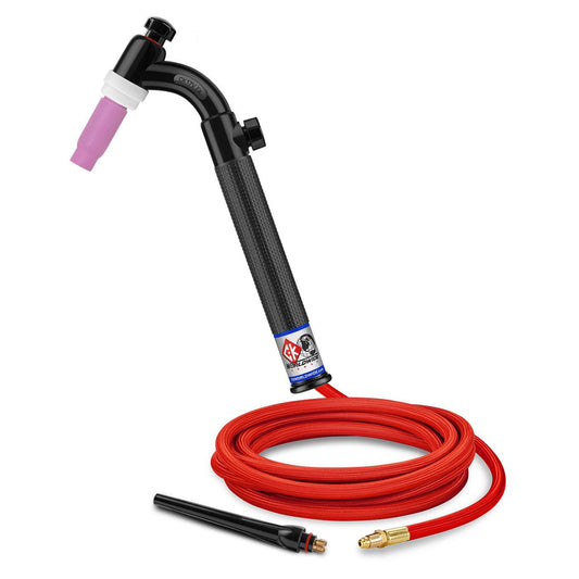 Baker's Gas CK Worldwide 150A 17-Style Flex Head TIG Torch w/ Valve with 12 foot superflex lead