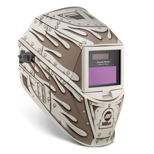 Miller Classic Series Welding Helmet Metalworks Graphic with ClearLight Lens