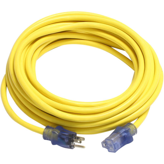 Direct Wire - 12/3 Extension Cord, 120V - Yellow - 50 ft. - 123XCYLW50