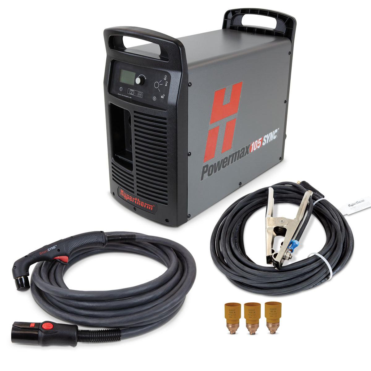 Hypertherm Powermax 105 SYNC w/ 50' Hand Torch 059626 Baker's Gas