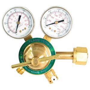Flame Tech Medium Duty Oxygen Regulator Clamshelled - VMOR-22CS