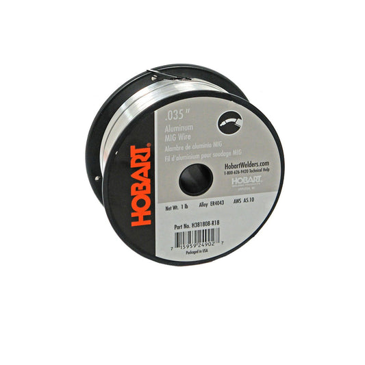 Baker's Gas Hobart ER4043 MAXAL 4043 Aluminum MIG Weld Wire - .035 1# - 404303504