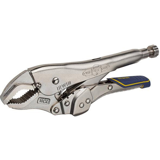 Irwin Curved Jaw Locking Pliers w/ Wire Cutter - IRHT82578