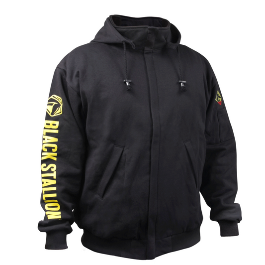 JF1331-BK black stallion sweatshirt
