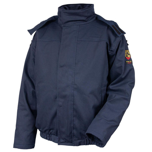 Baker's Gas Black Stallion AR/FR Canvas Duck Insulated Bomber Jacket - JF5000-NV