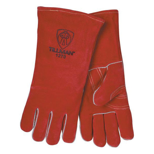 Tillman Red Cowhide Welding Gloves - 1270