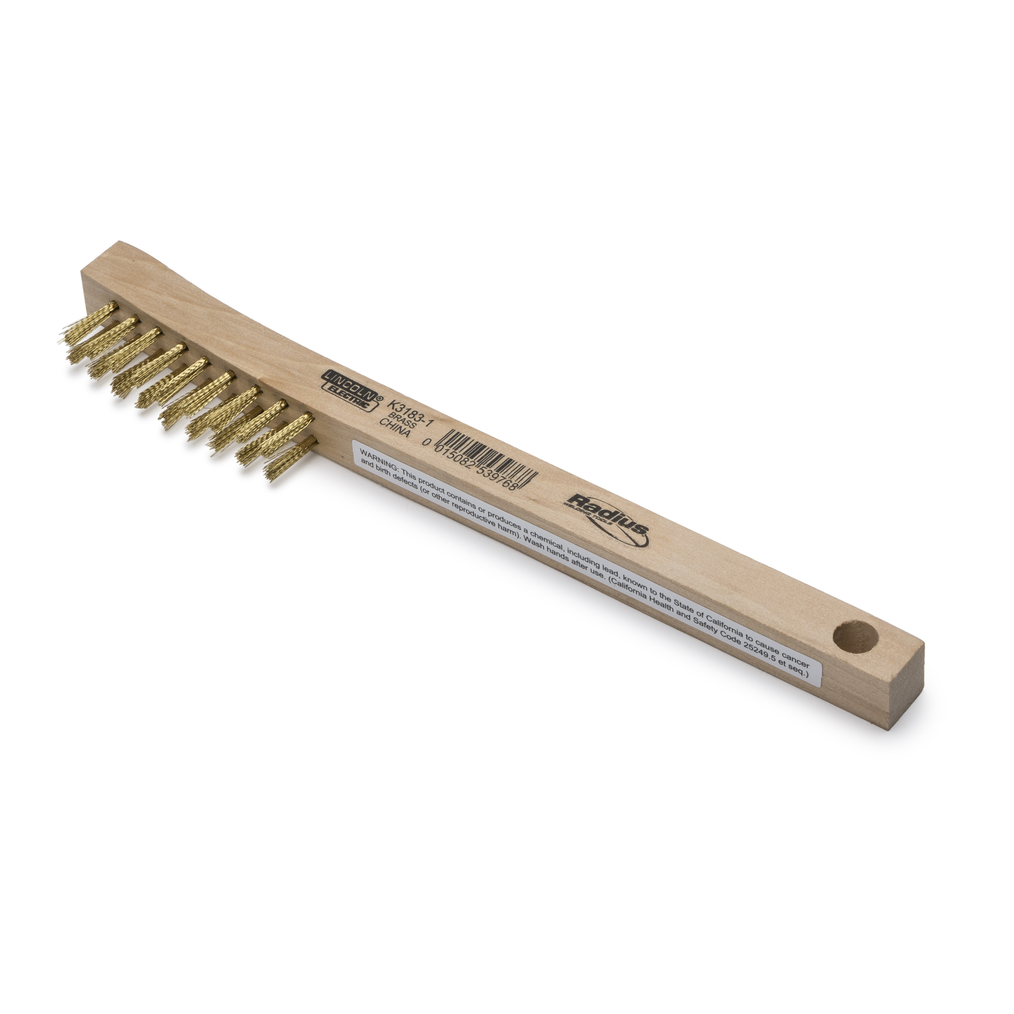 Hand wire brush brass