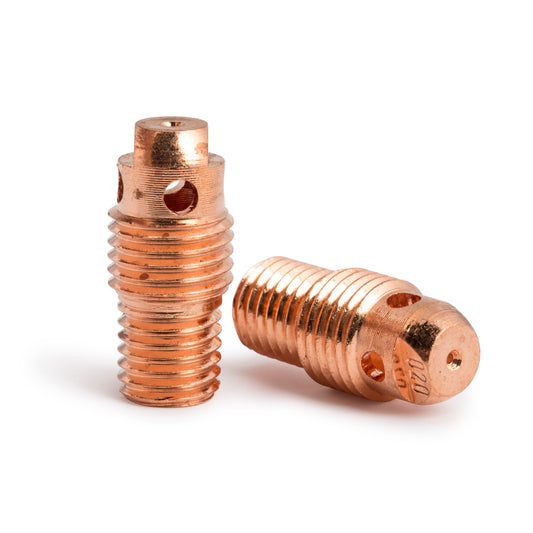 Baker's Gas Copper Collet Body for 9/20 TIG Torches. Part Number KP4751-020.