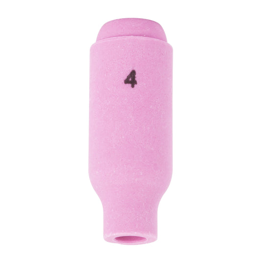 Pink ceramic Collet Body Cup for 17/18/26 TIG Torches. Part number KP4756-4.