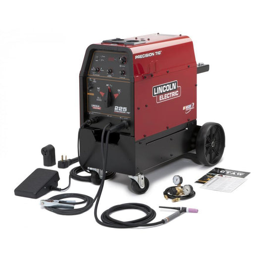 Baker's Gas Lincoln Precision TIG 225 AC/DC Ready-Pak TIG/Stick w Cart - K2535-2