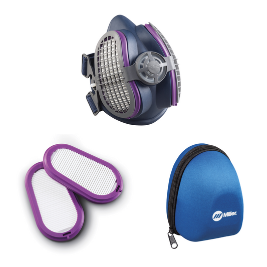 Baker's Gas Miller LPR 100 Half Mask Respirator Bundle