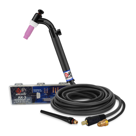Baker's Gas TIG Torch Set for the ESAB MiniArc Rogue Welding Machine