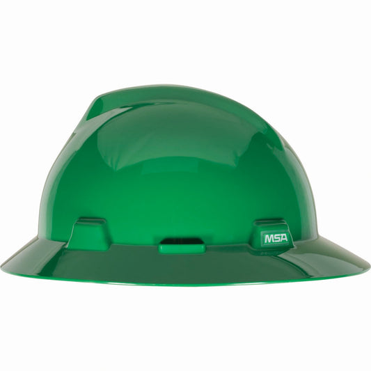 MSA V-Gard Brimmed Hard Hat w/ Staz-On Suspension, Slotted - 454735