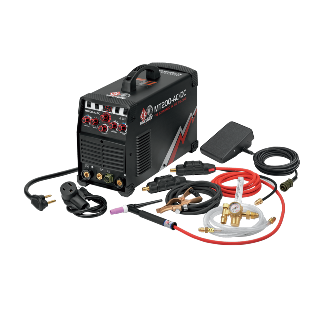 CK Worldwide MT200 AC/DC TIG Welding Machine w/ Flex Head Torch