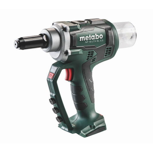 Metabo NP 18 LTX BL 5.0 Cordless Blind Rivet Gun - 619002890