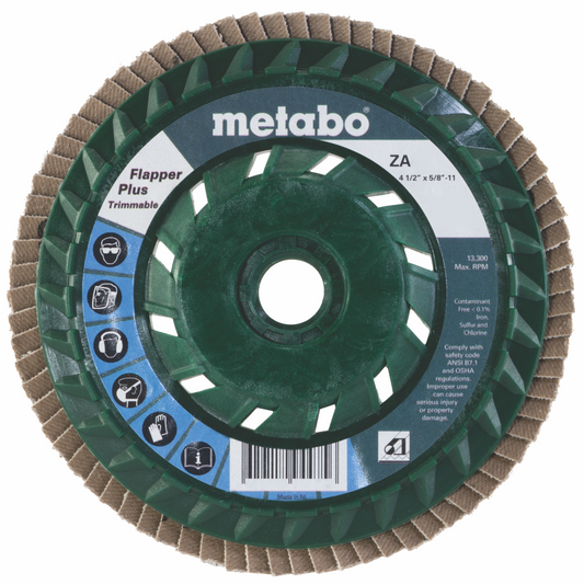 Baker's Gas Metabo Flapper Plus Trimmable, Type 29, Arbor 5/8-11", 5/pk